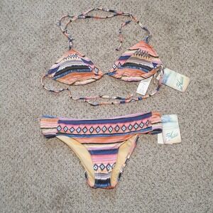HOBIE surf Aztec bikini, LG, $88.00, NWT